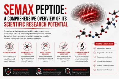 Semax Peptide: A Comprehensive Overview of Its Scientific Research Potential